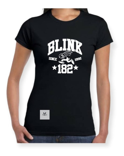 Playera Blink 182 Rock Dama