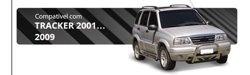 Quebra Mato Cromado Com Chapa Tracker 2001 2009