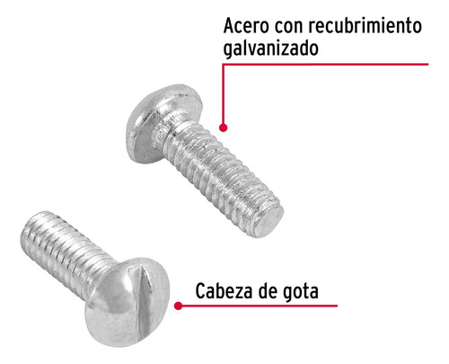 Tornillo Tipo Estufa 5/32' X 1/2' Fiero 44606