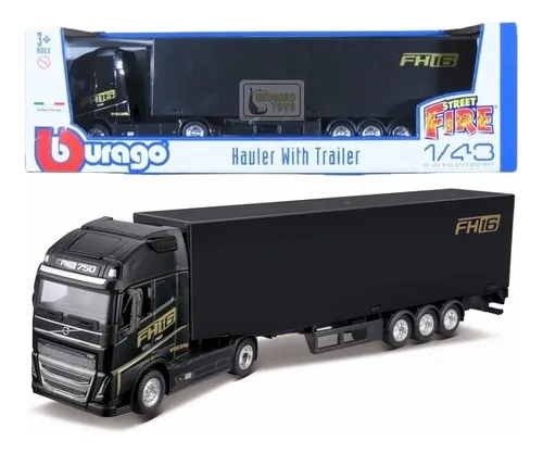 BITREM GRANELEIRA 9 EIXOS - LONGO (Comprimento: 108cm) - CAVALO SCANIA ou  VOLVO FHTODOS OS MODELOSBRUCAS MINIATURAS DE CARRETAS e BITRENS - COM  CONTROLE REMOTO TODOS OS MODELOS