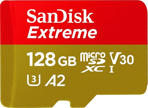 Tarjeta Memoria Microsd 128gb 160mb/s Sandisk Extreme C/adap