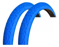 Comprar Par Pneu Paco Fire Aro 26 X 2.125 Slick Flame P\u002F Bike Azul