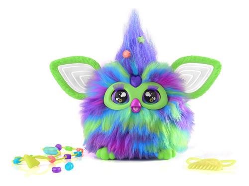 Furby Galaxy Edition Juguete Interactivo Que Brilla En La Os