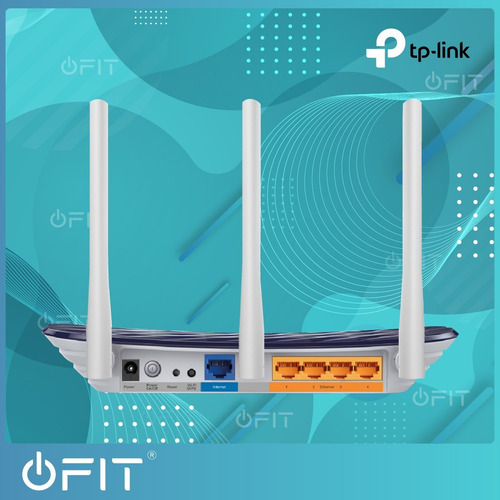 Imagen 7 de 10 de Router TP-Link Archer C20 azul y blanco 100V/240V