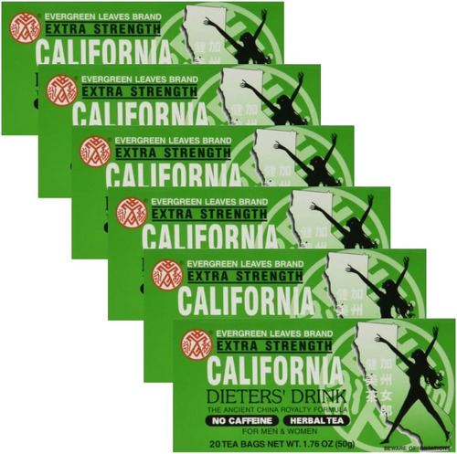 California Dieter's Drink - Té Extra Fuerte, 20 Unidades (pa