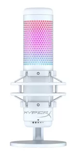 Microfono Hyperx Quadcast S Streaming Luz Rgb Pc Ps4 Blanco