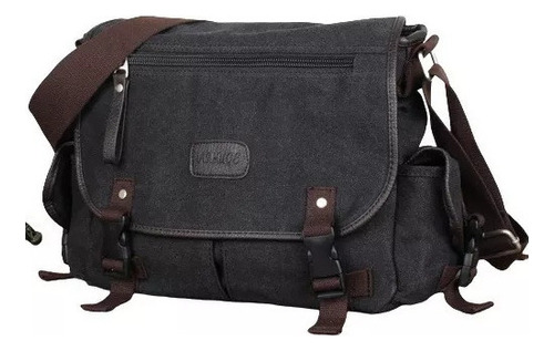 Mochila De Lona Para Hombre Cartero Bandolera