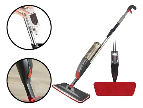 Mop Spray Powermaid Com Reservatório de Água e Cabo Regulável, Para Limpeza de Pisos