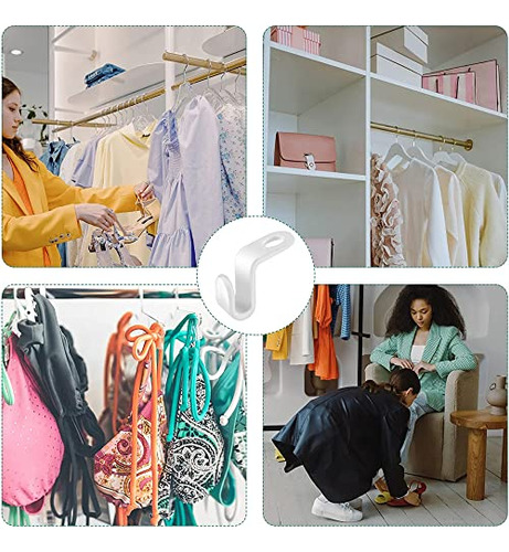 Conectores De Ganchos Para Perchas De Ropa, 120pcs Ganchos M