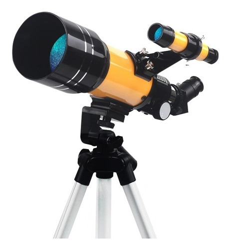 Telescopio Astronómico Profesional De Alta Ampliación Hd Color Negro