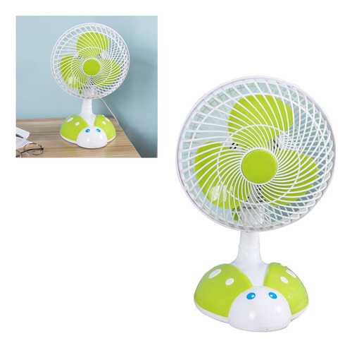 Mini Ventilador De Mesa Eléctrico Automático De 3 Aspas