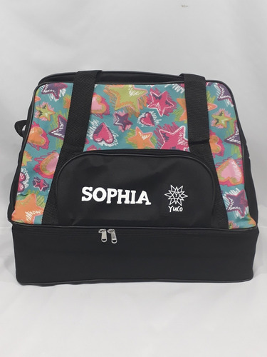 Imagen 4 de 9 de Bolso Cajon P/patin Artistico Estampado (opc Personalizable)