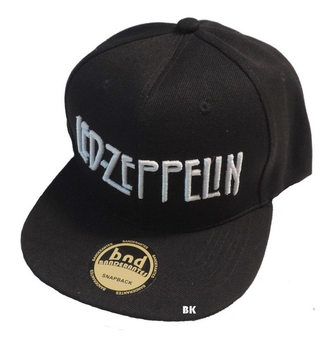 Gorra V Plana Mod Led Zeppelin Logo De Realse Rock Bk