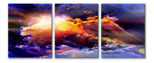 Cuadros Decorativos Modernos Para Salas Abstracto 07 Triptic