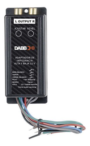 Adaptador De Impedancia Alta-baja 12v Dabb Dab-0502