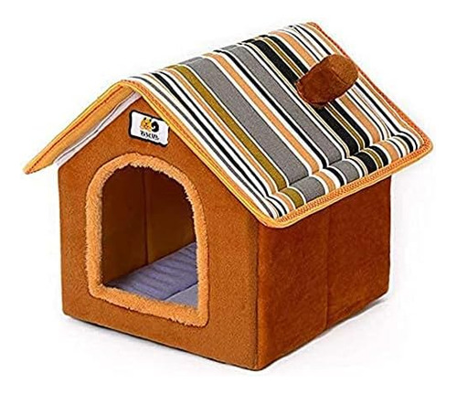 Shizlin Casa Para Perros Y Gatos Cálida Y Cómoda, Extraíble 