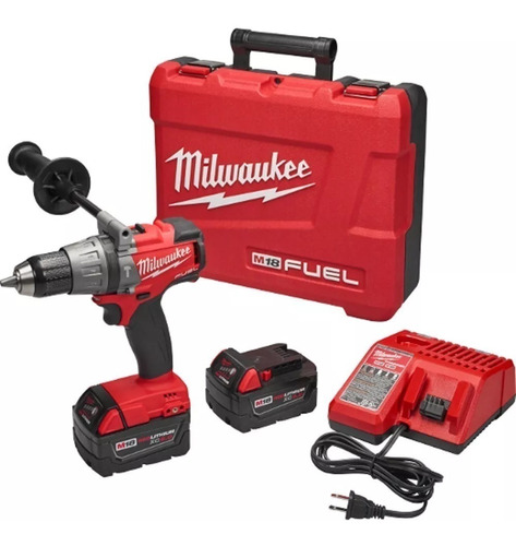 Taladro Percutor 18v Milwaukee 2704-259a Fuel 5.0 Ah 