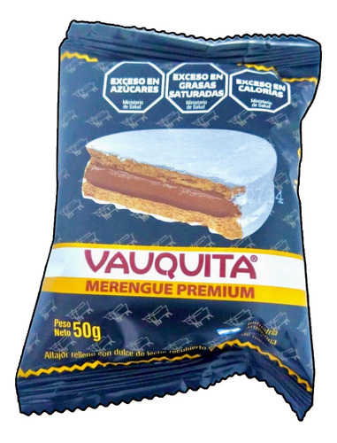 Alfajor Vauquita Merengue Pack X24un  +barata La Golosineria