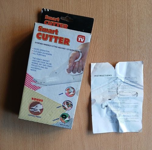 Tijeras Smart Cutter Para Manualidades - Corte Recto Blanco (Usado)