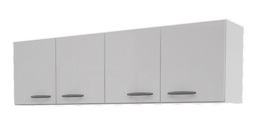 Alacena Blanca Delos Cocina 4 Puertas 160x32 Cm Oferta Envio