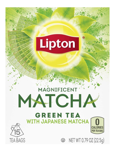 Te Matcha Lipton With Japanese 15 Sobres Individuales