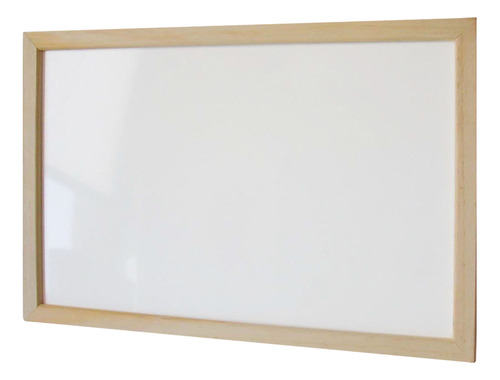 Pizarra Blanca Mural 60x90 Cm Marco De Madera Fultons