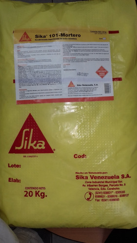Sika 101 Mortero (recubrimiento Impermeable Tanques Agua )