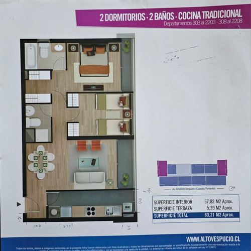 Opor. Depto. 2d, 2b, Est, Bod. 3200 Uf. Av. Am. Vesp, Macul