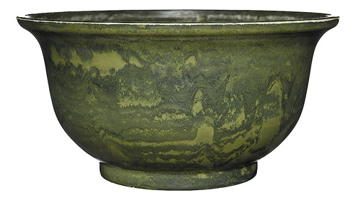 Venetian Deep Bowl 12.5  Planter, Granito Verde