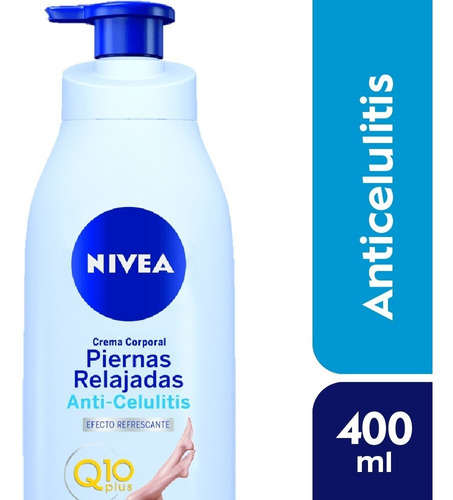 Crema Nivea Q10 Piernas Relajadas Anticelulitis X 400 Ml