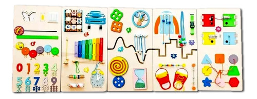 Tablero Didáctico Panel Montessori Personalizado 12 Paneles