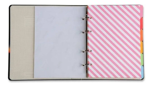 Caderno Fichário Arg. 12 Mat.-todas Juntas-tobogã-cicero