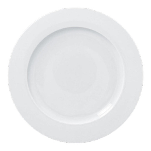 Set De 6 Plato Redondo Porcelana Blanco 27cm Acces Rak