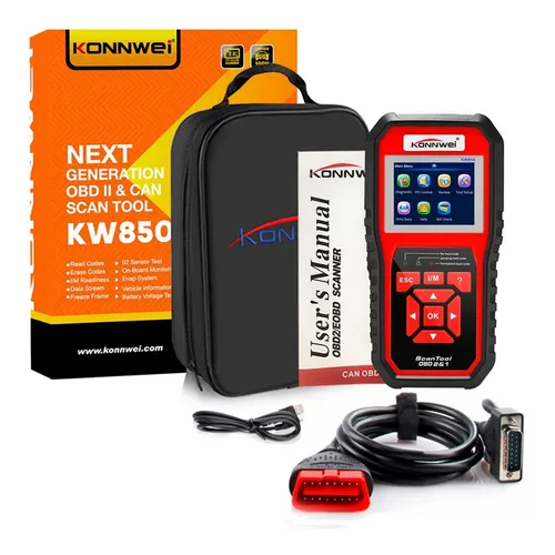 comprar Escaner Código Diagnóstico De Automotriz Obd2 Konnwei Kw850