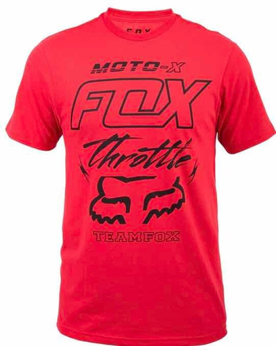 Camiseta Fox Roja Talla Medium Original T-shirt
