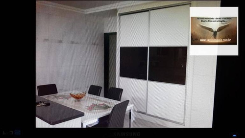 Imagem 9 de 30 de Sobrado De 344 M² Com 04 Dormitórios,( 01 Suíte )09 Vagas De Garagem,residencial À Venda, Vila Camilópolis, Santo André. - So0194