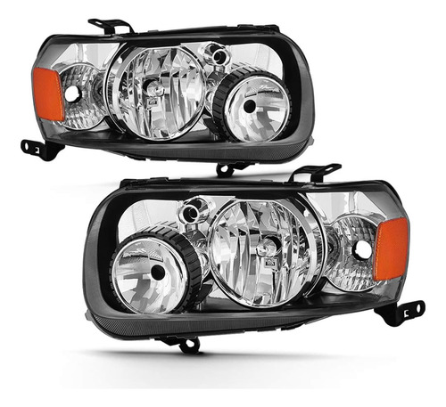 Acanii - Para Ford Escape 2005-2007 Faros Faros Delanteros C