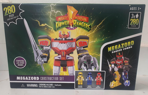 Power Rangers Megazord Construction Set 2021 Hasbro 280 Pzs