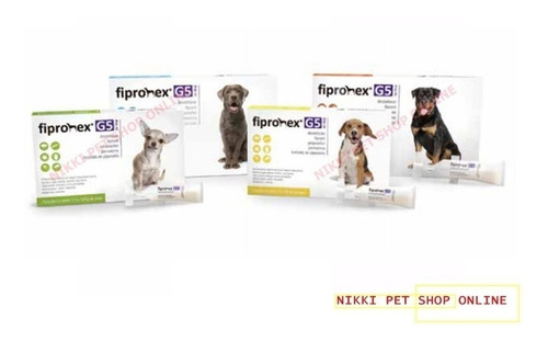 Pipeta Antipulgas Fipronex G5 Para Perros