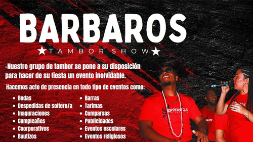 Show De Tambores Para Tus Fiestas