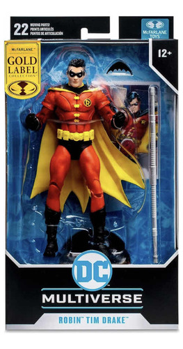 Robin Tim Drake Figura Mcfarlane Dc Multiverse Gold Label