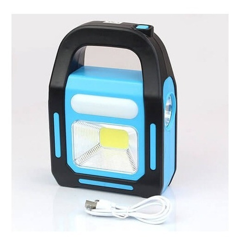 Imagen 1 de 3 de Linterna Led Solar 3 En 1 Usb Recargable