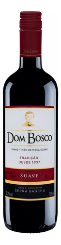 Vinho Brasileiro Tinto Suave Dom Bosco Serra Gaúcha Garrafa 750ml