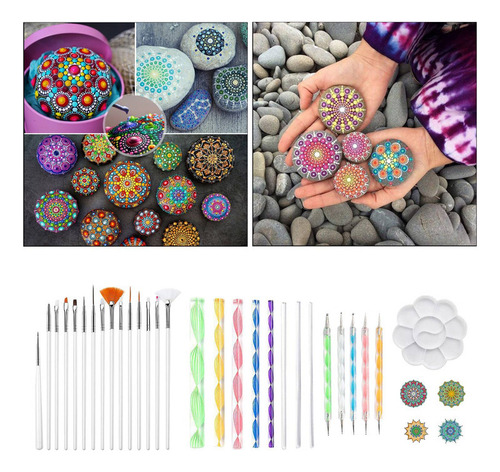 Mandala Dot Tool Para Pintura En Piedra