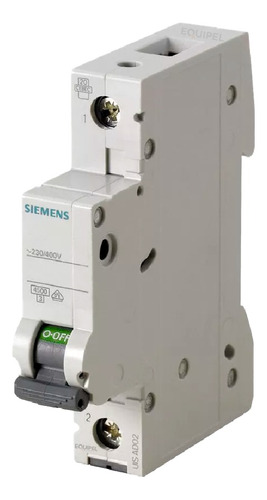 Llave Térmica 1x40 A Unipolar 40 Amp Siemens 4.5ka