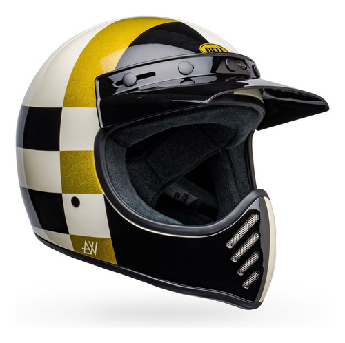 Casco Motocross Original Bell Moto-3 Vintage Retro Marelli ®