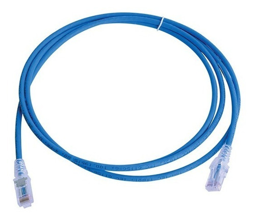 Parch Cord Cat 6 Cable De Parcheo 2.13 Metros Azul Siemon