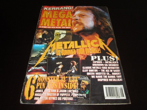 Kerrang (1994) 18 Páginas De Metallica Ozzyperu