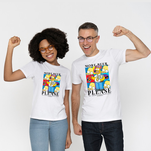 Playera Unisex De Homero Simpson