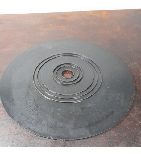 Imagem 3 de 4 de Prato Toca Discos Gradiente S125 S 125 Tapete Borracha